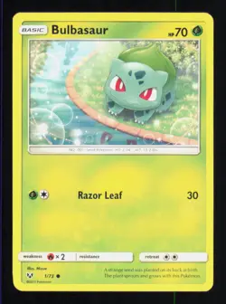 BULBASAUR 1/73 SHINING LEGENDS POKEMON NEAR MINT - Image 1