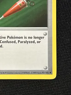 Pokemon Full Heal 82/102 (1st Edition) *Near Mint* (Shadowless) ‘Never Played’ - Image 5