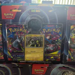 Pokemon TCG Phantasmal Flames & Mega Evolution 2 Pack Blister x5 LOT - Image 3