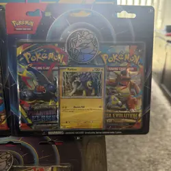 Pokemon TCG Phantasmal Flames & Mega Evolution 2 Pack Blister x5 LOT - Image 4