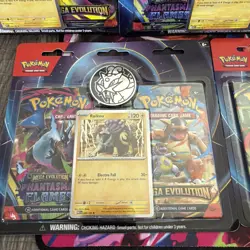 Pokemon TCG Phantasmal Flames & Mega Evolution 2 Pack Blister x5 LOT - Image 5