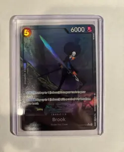 Bandai One Piece CCG Brook EB02-048 Anime 25th Collection Alt Art Foil R EN - Image 1