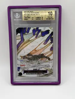 OP14-096 Ground Death Alt Art R Event Manga One Piece TCG English BGS 10 - Image 1