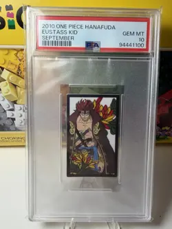 2010 ONE PIECE HANAFUDA EUSTASS KID SEPTEMBER Psa 10 - Image 1