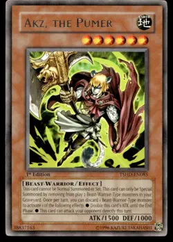 Akz, the Pumer The Shining Darkness TSHD-EN085 MP YuGiOh TCG | Buy 10 Get 10 Fre - Image 1