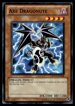 Axe Dragonute Structure Deck: Dragons Collide SDDC-EN008 MP YuGiOh TCG | Buy 10 - Image 1
