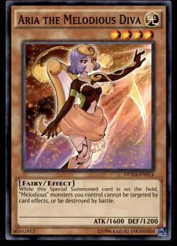 Aria the Melodious Diva Duelist Alliance DUEA-EN014 MP YuGiOh TCG | Buy 10 Get 1 - Image 1