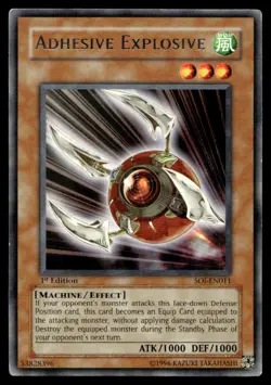 Adhesive Explosive Shadow of Infinity SOI-EN011 MP YuGiOh TCG | Buy 10 Get 10 Fr - Image 1