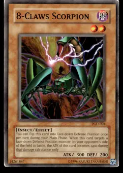 8-Claws Scorpion Pharaonic Guardian PGD-024 MP YuGiOh TCG | Buy 10 Get 10 Free - Image 1