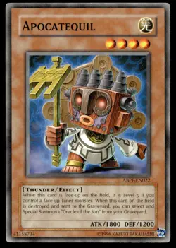 Apocatequil Absolute Powerforce ABPF-EN022 MP YuGiOh TCG | Buy 10 Get 10 Free - Image 1