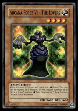 Arcana Force VI - The Lovers Light of Destruction LODT-EN012 MP YuGiOh TCG | Buy - Image 1