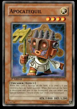 Apocatequil Absolute Powerforce ABPF-EN022 MP YuGiOh TCG | Buy 10 Get 10 Free - Image 1