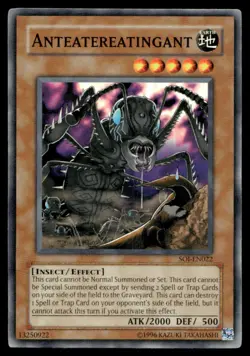 Anteatereatingant Shadow of Infinity SOI-EN022 MP YuGiOh TCG | Buy 10 Get 10 Fre - Image 1
