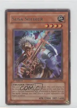 Susa Soldier 1st Ed. YuGiOh Legacy of Darkness #LOD-066 2003 READ - Image 1