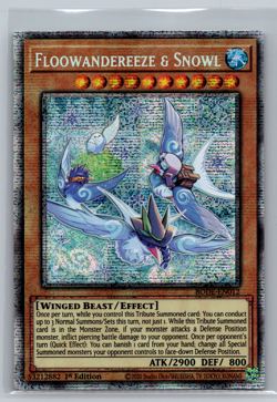 Yugioh! Floowandereeze & Snowl - BODE-EN012 - Starlight Rare - 1st Edition Near - Image 1