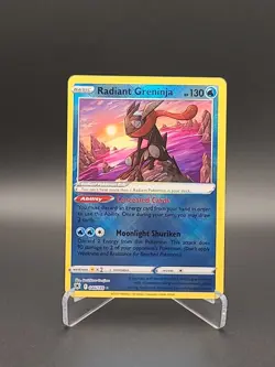 Pokemon Radiant Greninja 046/189 Astral Radiance Holo Pokemon TCG Card NM 2022 - Image 1