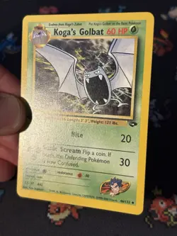 Pokemon Cards Koga’s Golbat 46/132 Gym Challenge FIRST EDITION - (NM-) - Image 2