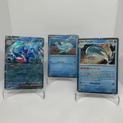 Pokemon Finizen Palafin + Palafin EX SVP126 Promo 3 Card Set NM - Image 1