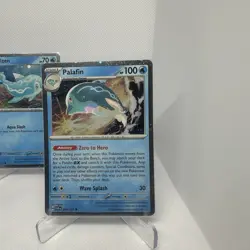 Pokemon Finizen Palafin + Palafin EX SVP126 Promo 3 Card Set NM - Image 4