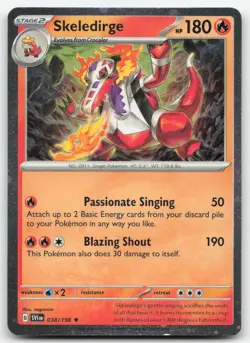 Skeledirge - (Cosmos Holo) Miscellaneous Cards & Products 038/198 Rare Holo NM - Image 1