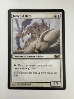 Intrepid Hero MTG Magic the Gathering Card NM Near Mint M13 - Image 1
