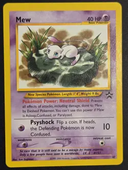 Pokemon TCG Mew Black Star Promo Card #47 - NM - Image 1