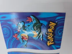 Totodile 158 and Feraligator 160 Topps Die Cut Pokemon Card - Image 3