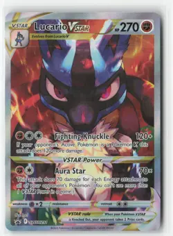 Lucario VSTAR SWSH: Sword & Shield Promo Cards SWSH291 Promo Holofoil NM - Image 1
