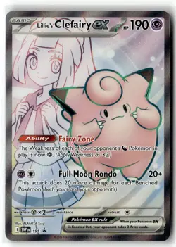 Lillie's Clefairy ex SV: Scarlet & Violet Promo Cards 195 Promo Holofoil NM - Image 1