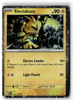 Electabuzz 125/165 Holo Promo Miscellaneous Cards & Products Pokemon Near Mint - Image 1