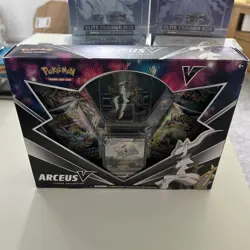 Arceus V Figure Collection Box Cosmic Eclipse Pokemon Card TG Brand New & Sealed - Image 1