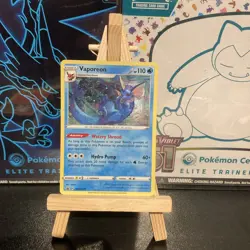 Vaporeon SWSH072 Black Star Promo Holo Rare Pokemon TCG Card Mint Condition 3 - Image 1