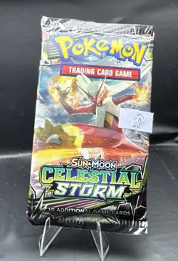 Pokemon "Celestial Storm" 10-Card Sealed Booster Pack (Blaziken) X1 - Image 1