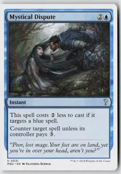 Mystical Dispute (White Border) Mystery Booster 2 (31) - MTG - Image 1