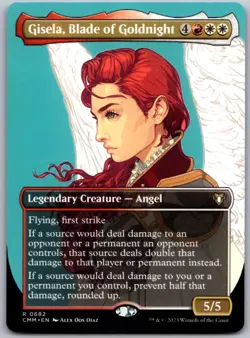 Gisela, Blade of Goldnight (Borderless) Commander Masters Magic The Gathering NM - Image 1