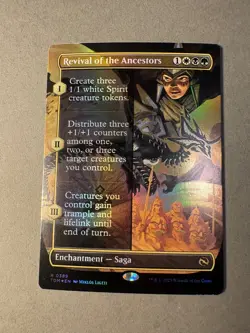 Revival of the Ancestors (Borderless) Foil R Tarkir: Dragonstorm 389 NM - Image 1