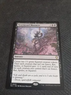 Swarmyard Massacre - BLC - NM - Magic The Gathering - MTG - Image 1