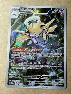 Shedinja 144/132 Illustration Rare Mega Evolution Pokemon Near Mint - Image 1