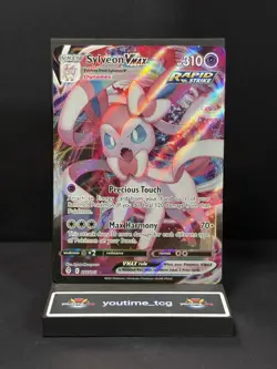 Pokemon Evolving Skies Ultra Rare Sylveon VMAX #075 - Image 1