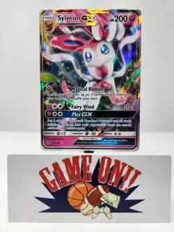 Pokemon Sylveon GX 92/145 SM Guardians Rising Ultra Rare Full Art sc - Image 1