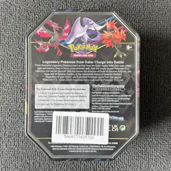 Pokemon Crown Zenith Galarian Articuno 4 Pack Tin TCG Brand New Sealed - Image 2