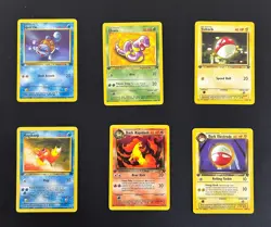Vintage Pokemon Team Rocket 1st Edition Card LOT Common/Uncommon Cards NM/LP - Image 1