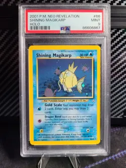 2001 POKEMON NEO REVELATION #66 SHINING MAGIKARP-HOLO PSA 9 - Image 1
