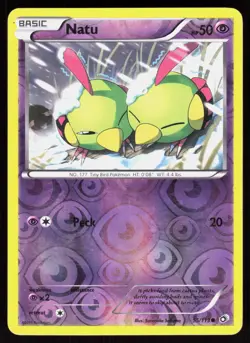 Legendary Treasures Natu 55/113 Common Pokemon Reverse Holo LP - Image 1