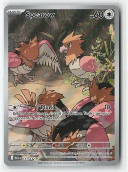 Spearow 151/132 Illustration Rare Mega Evolution Pokemon Near Mint - Image 1