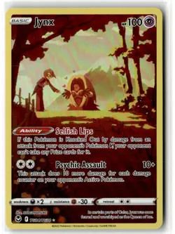 Jynx TG04/TG30 Holo Silver Tempest Trainer Gallery Pokemon NM - Image 1