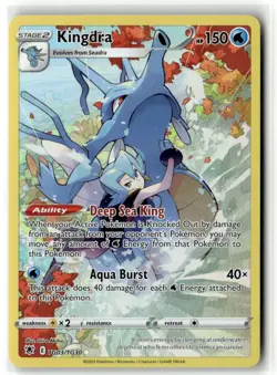 Kingdra TG03/TG30 Holo Astral Radiance Trainer Gallery Pokemon NM - Image 1