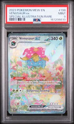 Pokemon 2023 Venusaur ex 198/165 Special Illustration Rare 151 PSA 9 - Image 1