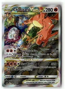 Charizard VSTAR SWSH262 Holo Promo Sword & Shield Promo Pokemon Near Mint - Image 1