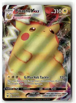Pikachu VMAX 044/185 Full Art Ultra Rare Vivid Voltage Pokemon Near Mint - Image 1